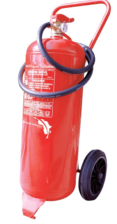 Extincteur mobile poudre ABC grand volume Afrique Solution