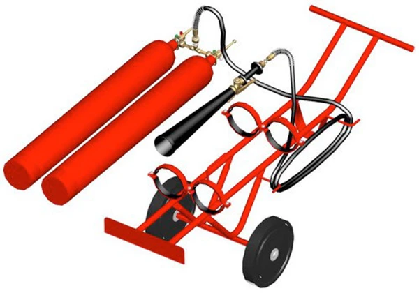 Extincteur CO2 mobile 20 kg